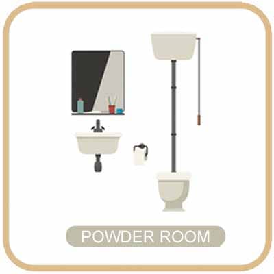 virtual powder room design