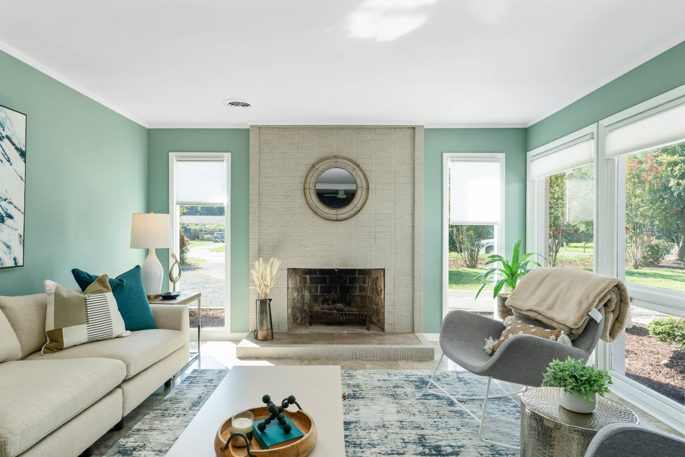 Coastal Blue Living Room